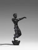 Georg Kolbe, Javanische Tänzerin, 1920 (Entwurf), Bronze, dunkelbraun patiniert