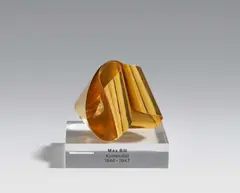 Max Bill, Modell für "Kontinuität", 1946/1947 (Entwurf), Messing, vergoldet