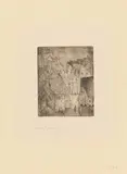 Lyonel Feininger, Die aufgehende Sonne, 1910/1911, Radierung und Kaltnadelradierung auf geripptem Bütten