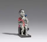 Markus Lüpertz, Beethoven, 2013, Bronze, handbemalt