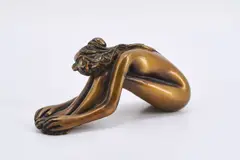 Undine by Bruno Bruni, Bronze, braun patiniert, sold Mar 2022