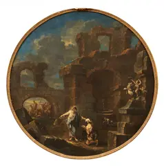 Clemente Spera, Christus heilt den Krüppel, um 1705-1710, Öl auf Leinwand