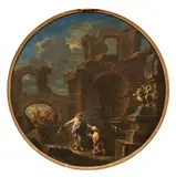 Clemente Spera, Christus heilt den Krüppel, um 1705-1710, Öl auf Leinwand