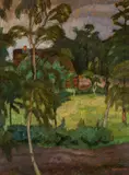 Otto Modersohn, Ohne Titel, 1919, Öl auf Malkarton