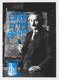 Thierry Guetta, Happy Birthday Einstein (Blau), 2018, Farbserigrafie auf Bütten