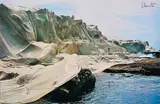 Wrapped Coast - Little Bay Australia 1969 by Christo, Farboffset auf Papier, sold Mar 2022