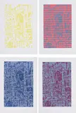 Roy Lichtenstein, Cathedrals and Haystacks, 1969, Kassette mit 13 Reproduktionen. Jeweils: Offset auf leichtem Karton