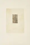 Max Ernst, Zodiaque, 1971, Farbradierung und Prägedruck auf Lana (Wasserzeichen: Widderkopf)