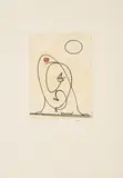 Max Ernst, Aus: Uwe M. Schneede, Max Ernst, 1973, Farbradierung auf Bütten