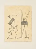 Max Ernst, Aus: Pierre Hebey, festin, 1974, Farblithografie auf Bütten