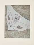 Max Ernst, Aus: Pierre Hebey, festin, 1974, Farblithografie auf Bütten