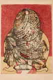 Max Ernst, Hibou, 1955, Farblithografie auf Velin