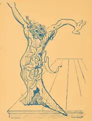 Elektra by Max Ernst, 1939, Farblithografie auf gelblichem Velin, sold May 2022