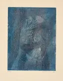 Max Ernst, Cosmos, 1963, Farbaquatintaradierung auf RIVES (Wasserzeichen)