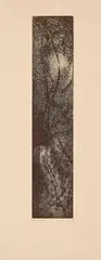 Pour Guillaume Tempel by Max Ernst, 1964, Farbradierung auf Japan, sold May 2022
