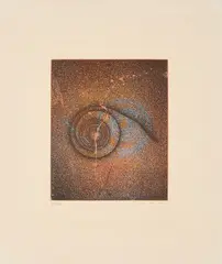 Ohne Titel by Max Ernst, 1964, Farbaquatintaradierung auf Velin, sold May 2022