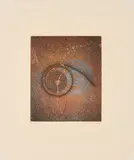 Max Ernst, Ohne Titel, 1964, Farbaquatintaradierung auf Velin