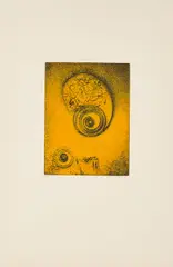Für documenta III by Max Ernst, 1964, Farbradierung auf Arches Velin (Wasserzeichen), sold May 2022