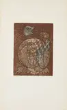Max Ernst, Les energumenes, 1965, Farbaquatintaradierung auf Velin