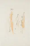 Max Ernst, Ohne Titel, 1965, Farbradierung auf Japan