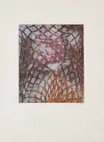 Max Ernst, Aus: Samuel Beckett, <br />Aus einem auf gegebenen Werk, 1967, Farbaquatintaradierung auf Japan