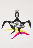 Max Ernst, Plakat für Worpswede, 1967, Farblithografie auf Bütten