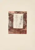 Max Ernst, II pleut, 1970, Farbaquatintaradierung auf festem Bütten