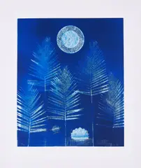 Wald by Max Ernst, 1970, Farbserigrafie auf Schoeller Parole, sold May 2022