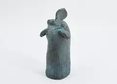 Der Gockel by Günter Grass, Bronze, teilweise grün patiniert, sold Mar 2022