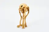 Hans-Rudolf Giger, Bambi Alien, 2009, Bronze, galvanisch vergoldet
