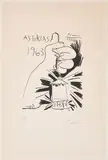 Asturias by Pablo Picasso, 1963, Lithografie auf Arches (Wasserzeichen), sold Apr 2022