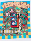 Georgy Litichevskiy, Aus: Kinderstern, 1989, Farbserigrafie auf Velin