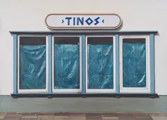 "Tinos" by Daniel Behrendt, 2008, Öl auf Leinwand, sold Sep 2022