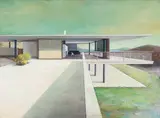 Jens Hausmann, "Modern House 1", 2009, Öl auf Leinwand