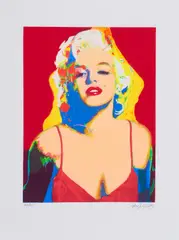 James Gill, Ohne Titel (Marylin Monroe), 2014, Farbserigrafie auf Bütten