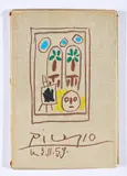 Picasso. Carnet de la Californie by Pablo Picasso, 1959, Faksimile-Reproduktion eines Notizbuchs mit 39 Lithografien auf leichtem Karton, in Ringheftung eingebunden, sold Apr 2022