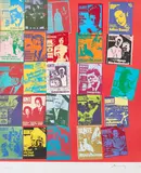Magazine and History by Andy Warhol, 1983, Farbserigrafie und Farboffsetlithografie auf leichtem Karton, sold Mar 2022