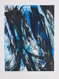 Karl Otto Götz, Foss, 1986, Farblithografie auf BFK RIVES (Wasserzeichen)