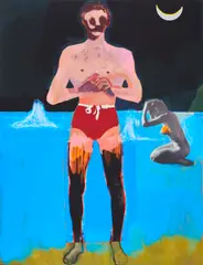 Peter Doig, Bather, 2020, Digitaler Pigmentdruck auf Somerset (Wasserzeichen)