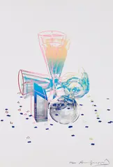 Andy Warhol, Committee 2000, 1982, Farbserigrafie auf leichtem Karton