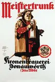 Meistertrunk Kronenbrauerei by Siegmund von Suchodolski, poster, sold Nov 2014