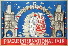 Wavrina, International Samples Fair Prague, 1922, poster