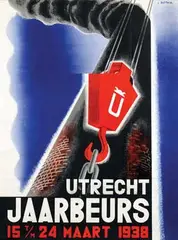 Jan Bosma, Utrecht Jaarbeurs, 1938, poster
