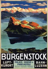 Otto Landolt, Bürgenstock, 1938, poster
