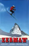 Cervin-A. Perren & Barberini, Zermatt Matterhorn, 1965, poster