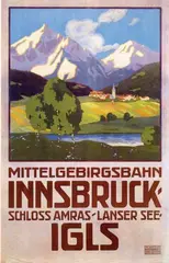 Walt Kuhn, Mittelgebirgsbahn Innsbruck Igls, poster