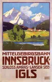 Walt Kuhn, Mittelgebirgsbahn Innsbruck Igls, poster