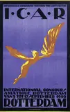 Job Denijs, I.C.A.R. Internationaal Concours Aviatique Rotterdam, 1922, poster