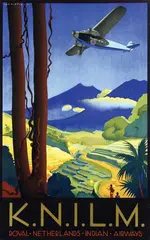 Jan Lavies, KNILM, 1932, poster