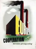 Louis Emmerik, Europe Cooperation, 1950, poster